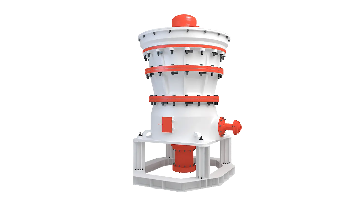 K系列旋回式破碎机360度旋转图