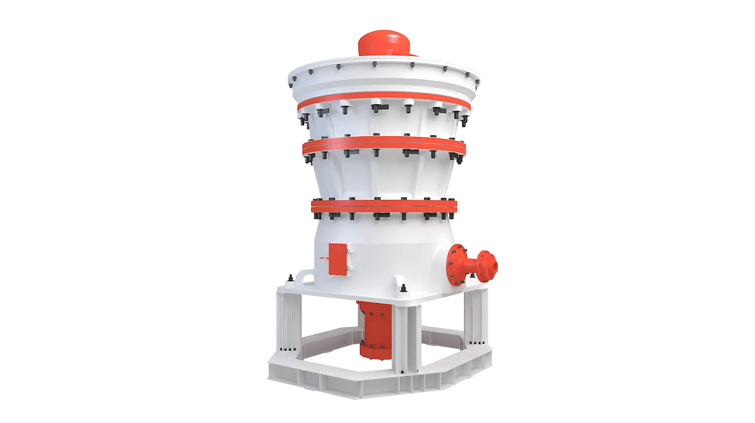 K系列旋回式破碎机360度旋转图