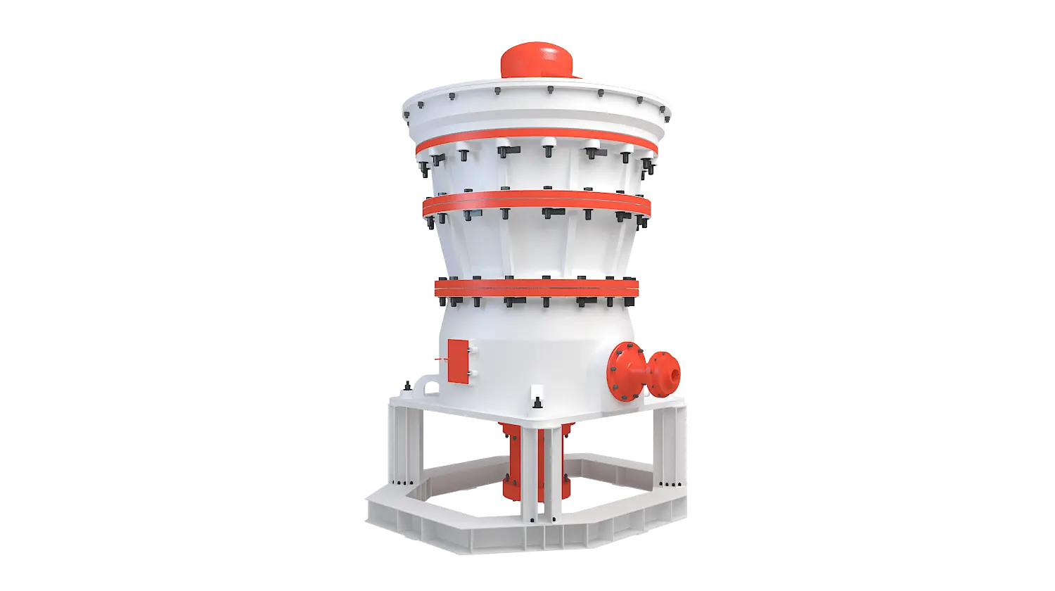 K系列旋回式破碎机360度旋转图