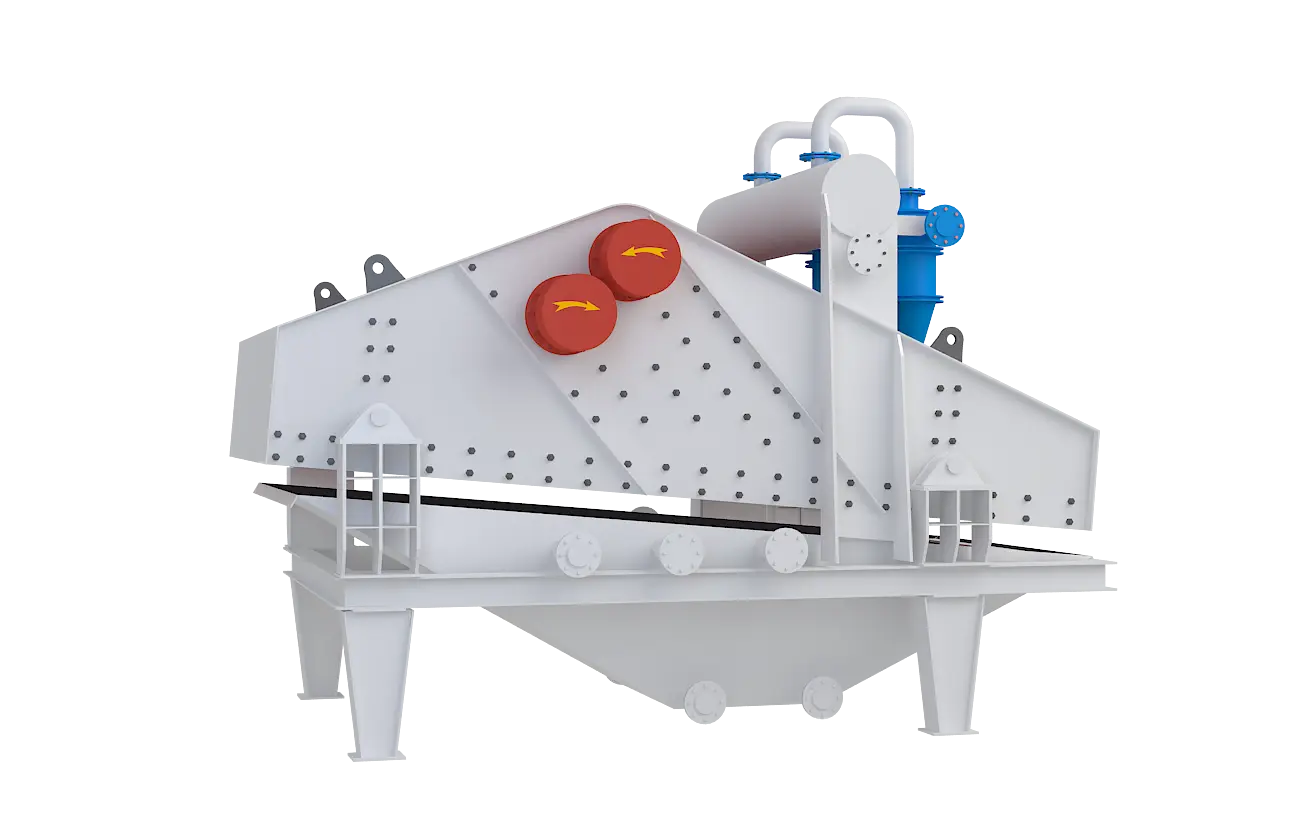 细砂回收机360度旋转图