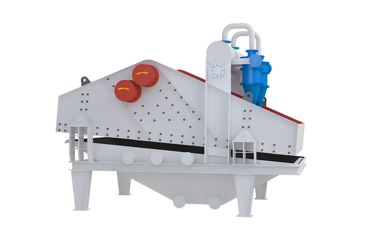 细砂回收机360度旋转图