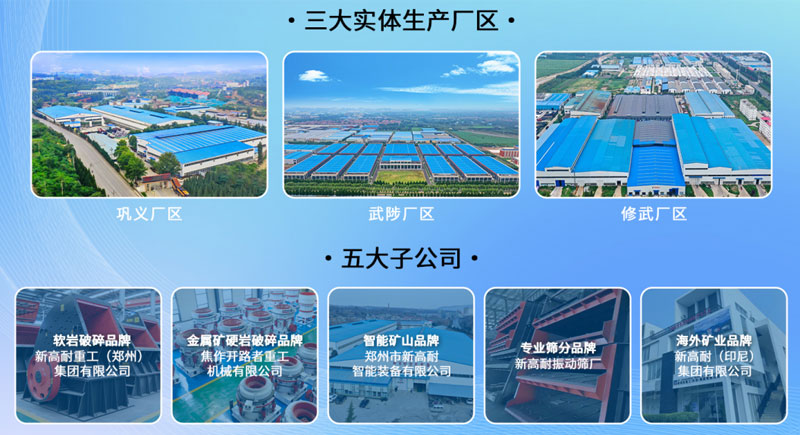 三大实体生产厂区